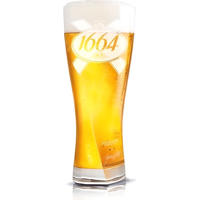 lots de 6 verre 1664 25 cl