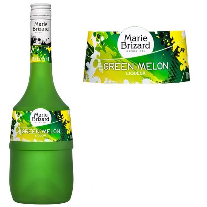 Liqueur Green Melon Briz'art 17° 70cl La cave Cdiscount