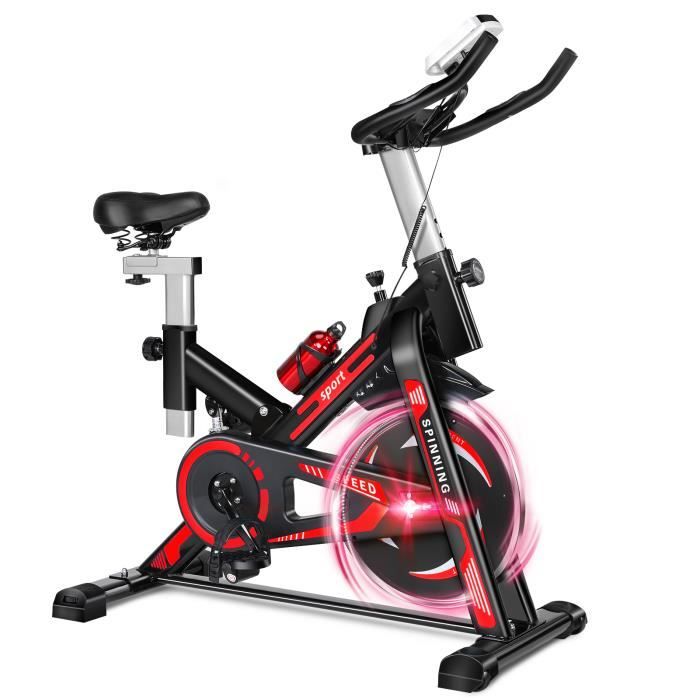 Vélo d'appartement Cardio Vélo Biking,Niveaux de résistance réglables - Vélo d'Exercice d'Intérieur Cyclisme Vélo Maison Entraînemen