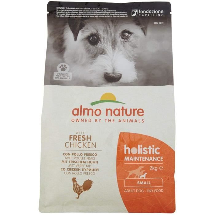Nourriture pour chiens almo nature Nourriture pour Chien Holistic Small avec Poulet et Riz 2 kg 35945