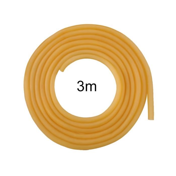 Tube Élastique en Latex Naturel 6 x 9 mm pour Chasse Ou La Compétition Ou Accessoire 3M