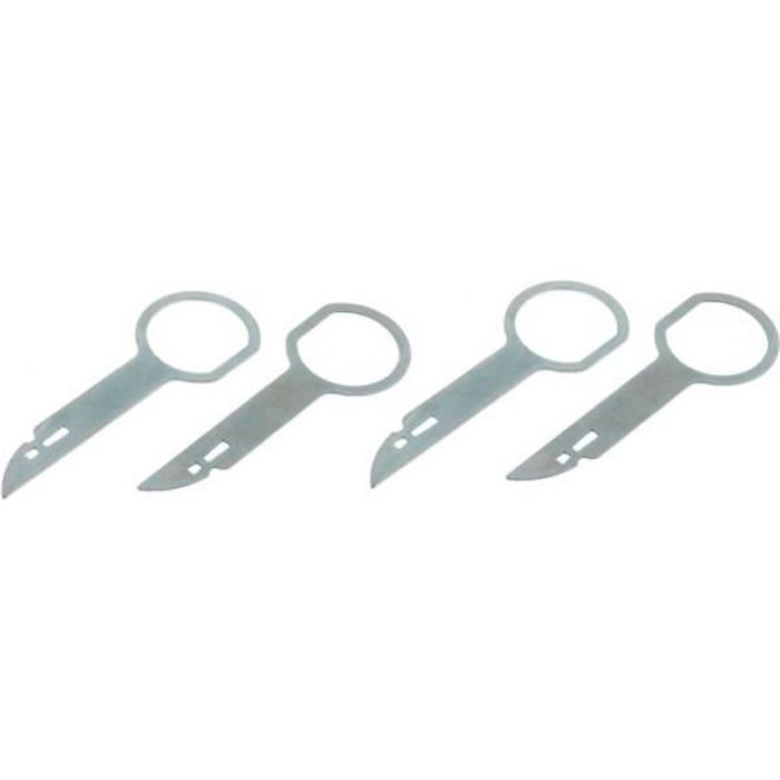 x4 cles d'extraction de demontage facade autoradio FORD FIESTA et MONDEO