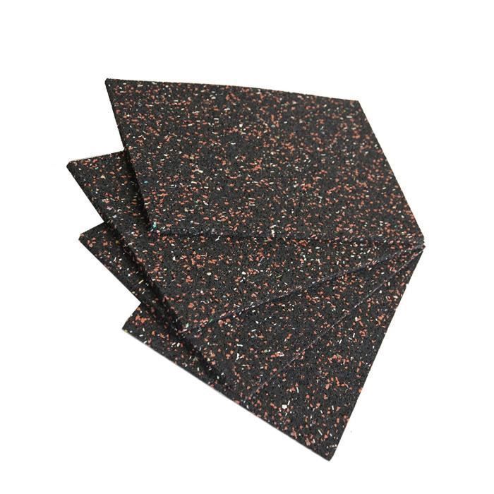Los de 50 tapis antidérapants noir 200 x 100 x 8mm - Fabriqué en Allemagne - Anti-vibrations