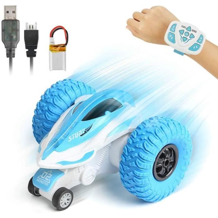 VEHICULE MINIATURE ASSEMBLE ENGIN TERRESTRE MINIATURE ASSEMBLE E-More Voiture Telecommandé Enfant, 4WD Voiture RC Telec488