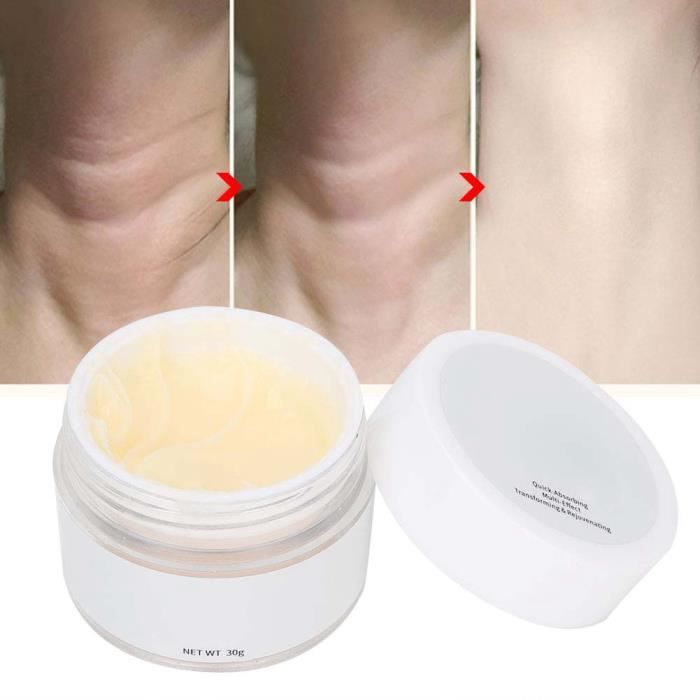 Tbest crème liftante pour le cou Crème raffermissante pour le cou Crème anti-rides hydratante raffermissante pour le cou 30g