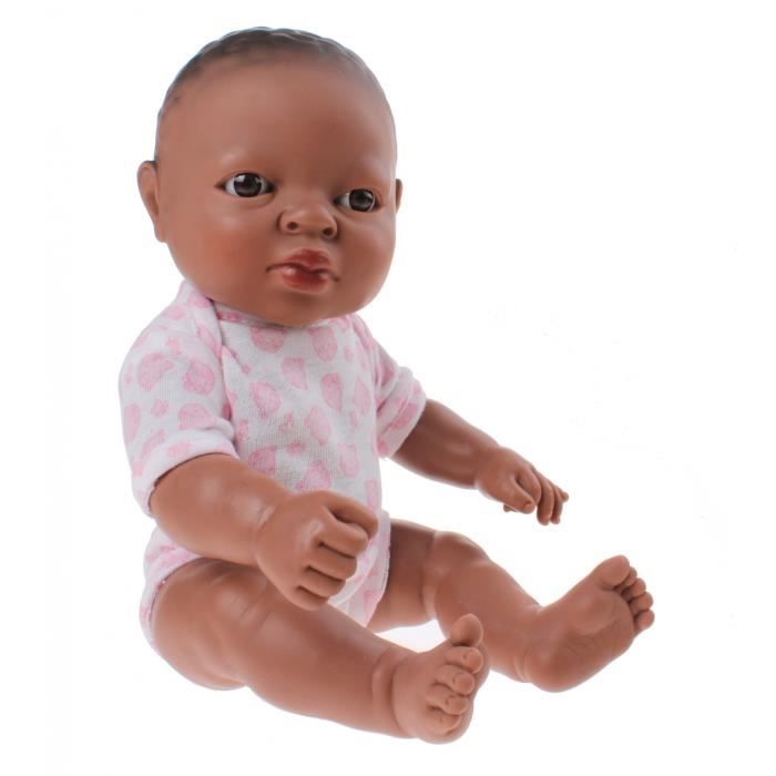Berjuan poupée bébé Nouveau-né africain 30 cm fille