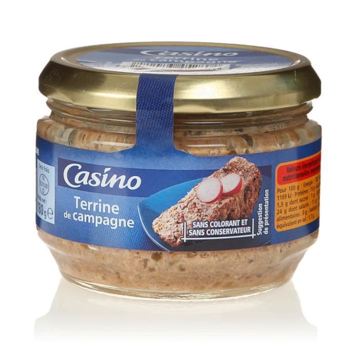 Terrine de campagne en bocal - 180g