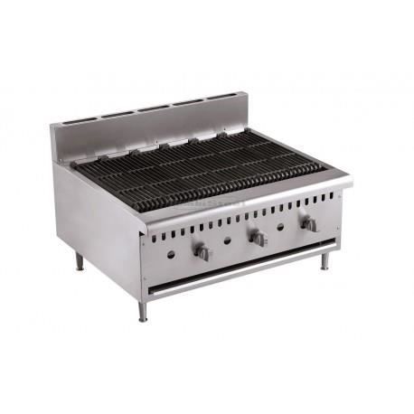 Grill pierre de lave professionnelle - Gaz 800