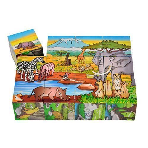 Eichhorn 100005480 - COMMUTATEUR KVM - Puzzle avec 12 blocs en Bois