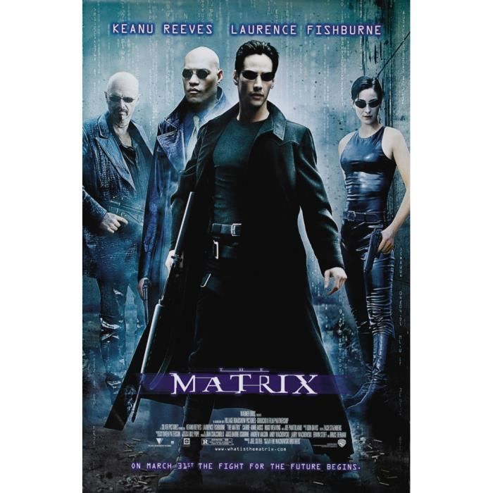 Poster Affiche The Matrix Affiche Film Keenu Reeves Cinema 91cm x 137cm