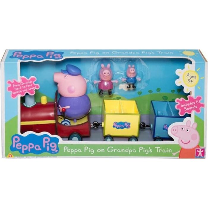 PEPPA PIG Train + 3 personnages