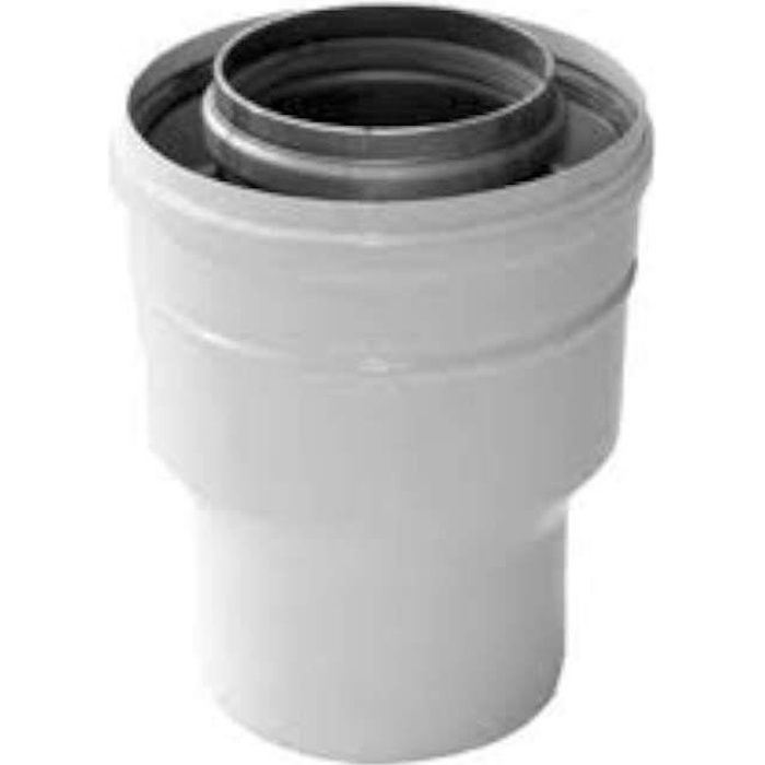 ADAPTATEUR VENTOUSE DIAMETRE 60/100 AU 80/125 GAZ - TEN