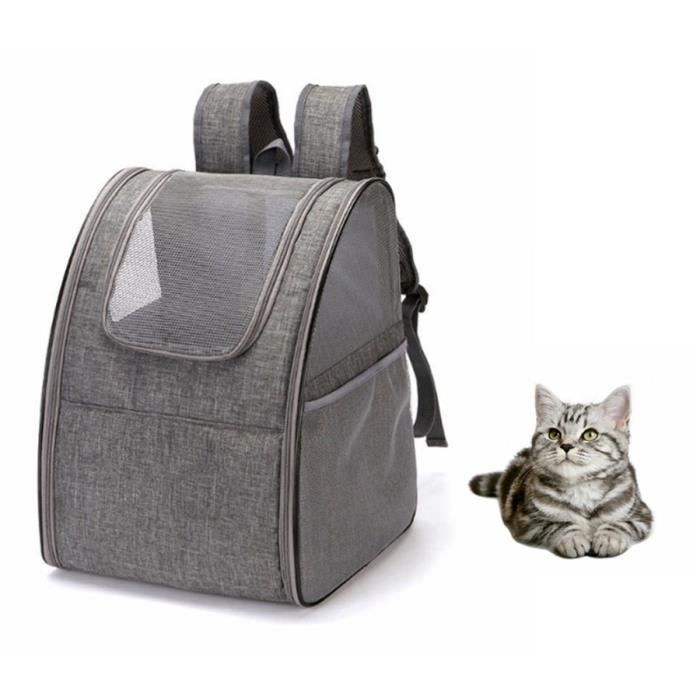 Sac de Transport Sac à Dos pour Chien/Chat, Portatif pour Animaux de Compagnie avec Pliable et Respirable