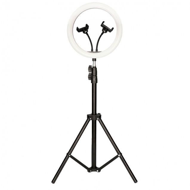 STUDIO PHOTO LIVE ANNEAU LED AVEC TREPIED ET TEL KSIX