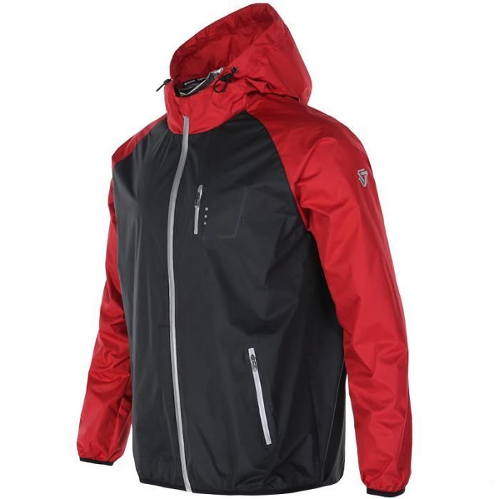 Veste de Sudation Homme A Capuche Fitness Musculation Brûler des graisses Suer plus Cycle de chaleur