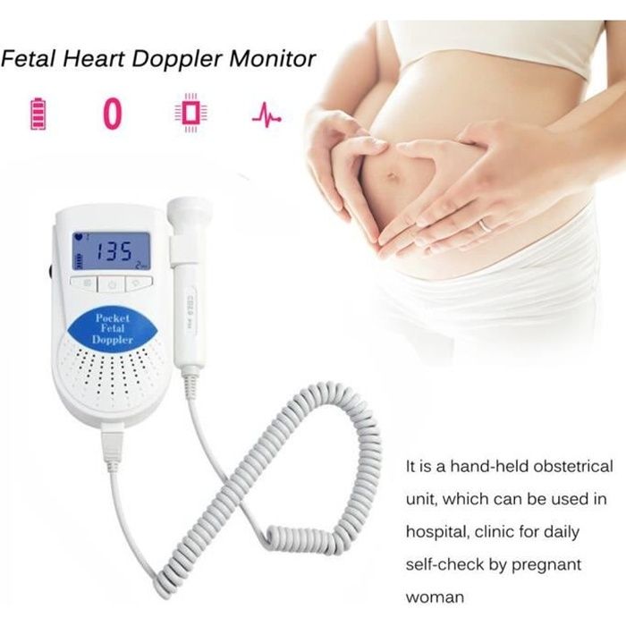 Moniteur de rythme cardiaque foetal Sonoline B Doppler FDA CE Portable bébé grossesse fœtale