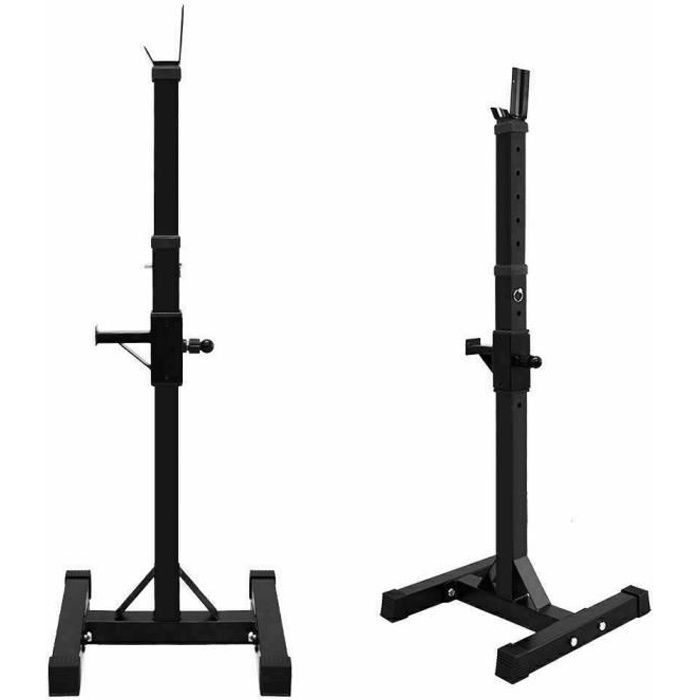 Support de rangement pour haltères, Split Squat Rack -200KG, Squats de musculation sur rack d'haltères, Support de squat réglable