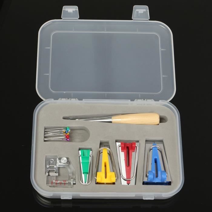 Set Boîte à Couture Mercerie accessoires Pour Machine à Coudre Quilting outil