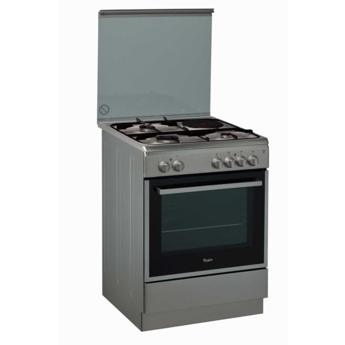 Cuisinière mixte 60cm WHIRLPOOL ACMK6433IX