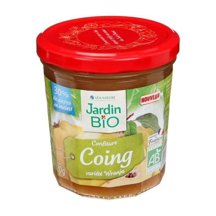 JARDIN BIO Confiture de coing bio - 320 g