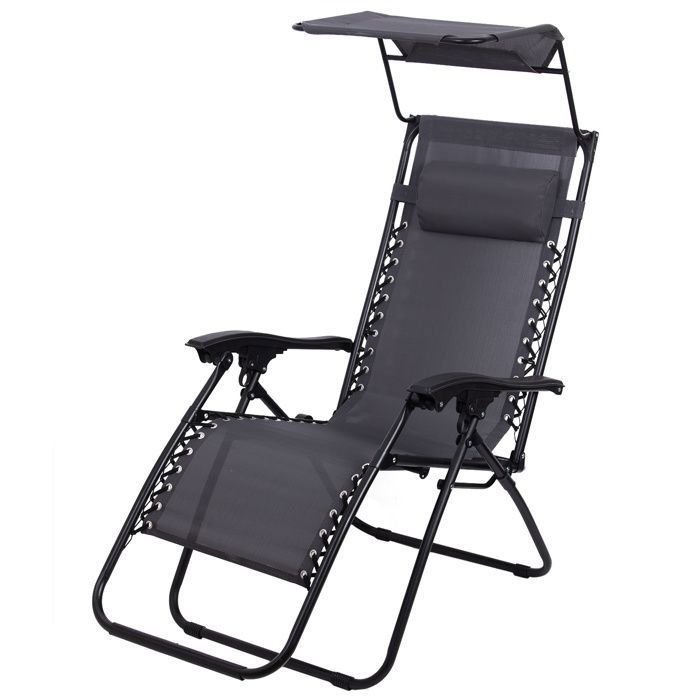 Todeco Chaise Longue Transat Jardin Plein Air Transat de Plage Pliable avec Pare Soleil Bain de Soleil avec Repose-tête Todeco Chaise Longue Transat Jardin Plein Air Transat de Plage Pliable avec Pare Soleil Bain de Soleil avec Repose-tête