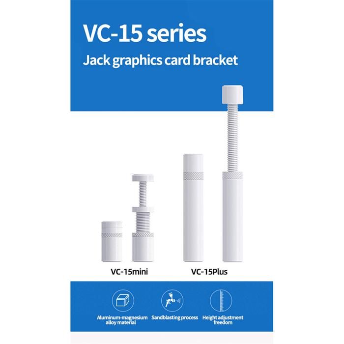 Support Carte Graphique GPU, Titulaire De La Carte Vidéo, Aluminium