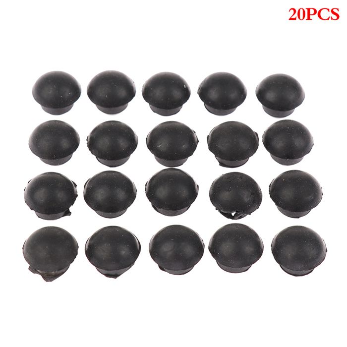 Bouchon Remplissage Huile Cric 8mm – 6 Pièces – Caoutchouc Plat – Pour Cric Bouteille
