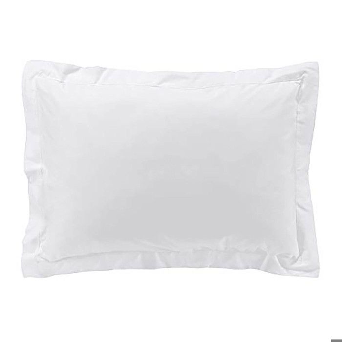 Taie D'oreiller Coton 50x70 Cm - Crème, Douce Et Respirante - Élastique Tout Autour, Certifiée Oeko-Tex - 7