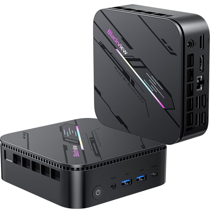Blackview MP100 Pro – Mini PC – 16Go DDR4 – 512Go SSD – Windows 11 Pro – Intel i5 4.4GHz – 4K HD – Doul WiFi – Gigabit