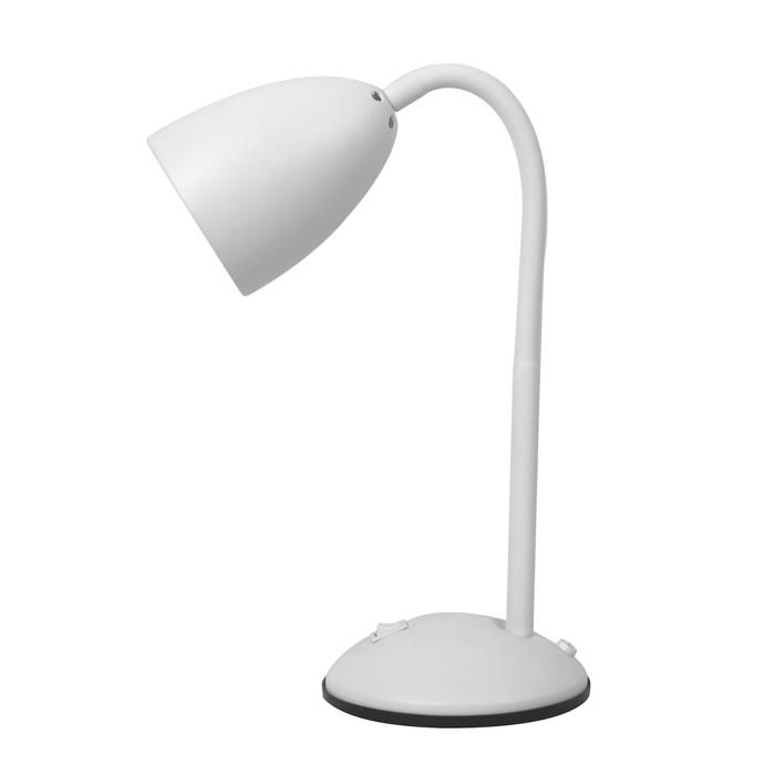 Lampe de bureau blanche LOGIC 1xE27