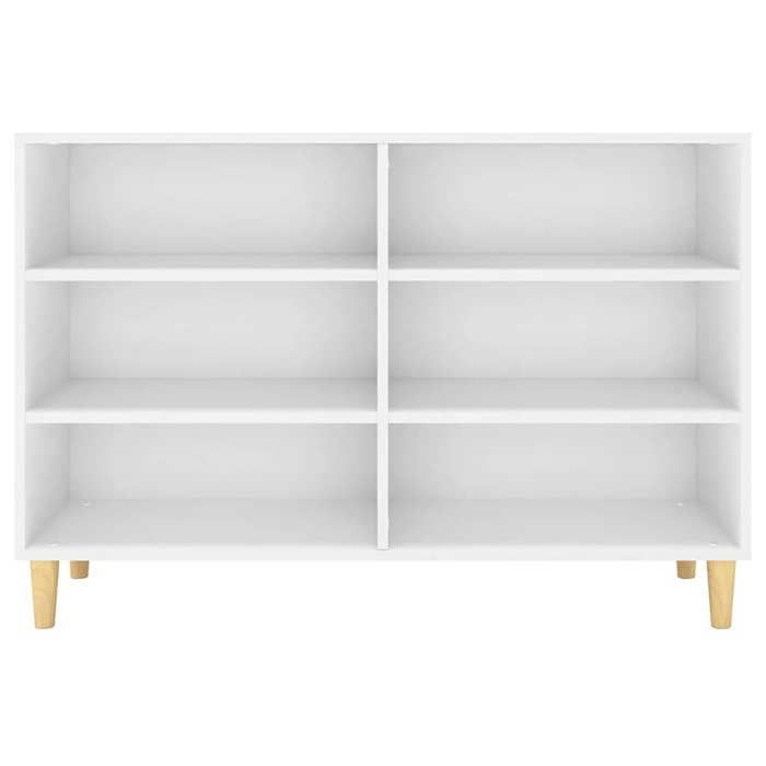 SALE dhiver Armoire de rangement - BURKE - Pour salon/bureau - blanc 1035x35x70 cm - Bois dingénierie AA641