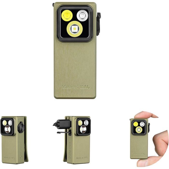 Lampe à Pince OLIGHT Oclip Ultra 3 Lumières UV 530LM Rechargeable IPX6