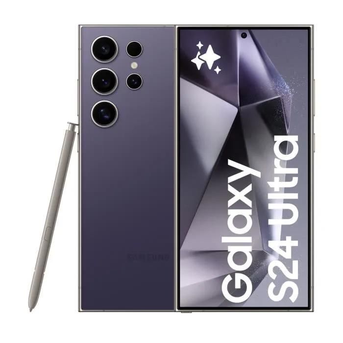 Smartphone SAMSUNG Galaxy S24 Ultra 5G Single SIM Version Américaine - vue 2