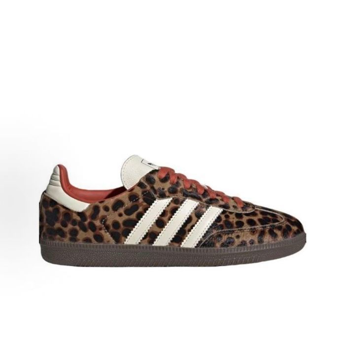 CHAUSSURES DE BASKET-BALL Adidas Originals SAMBA OG Red Leopard Pattern