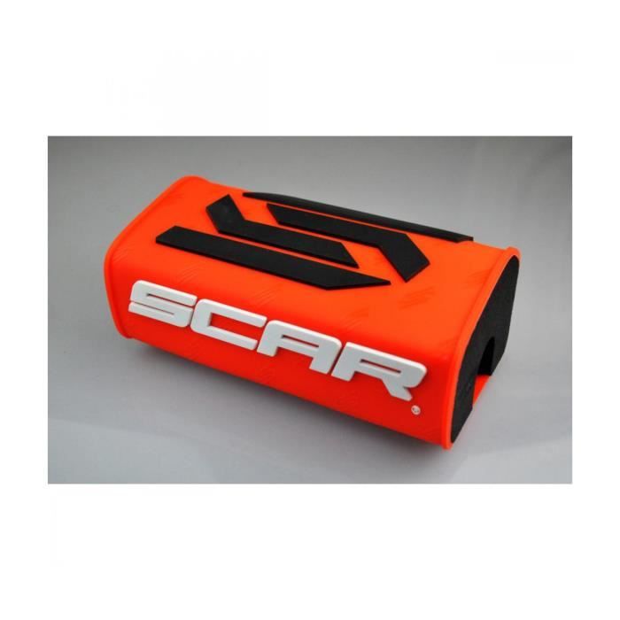 Mousse de guidon moto cross star bar booster pads orange avec chronometre  integre
