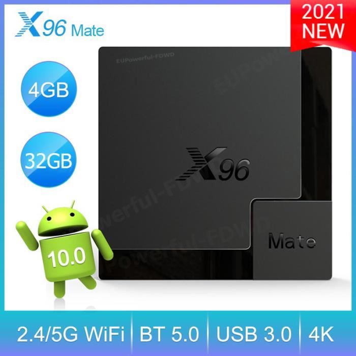 Android TV X96 Mini Smart box 4K avec code promo à 25€