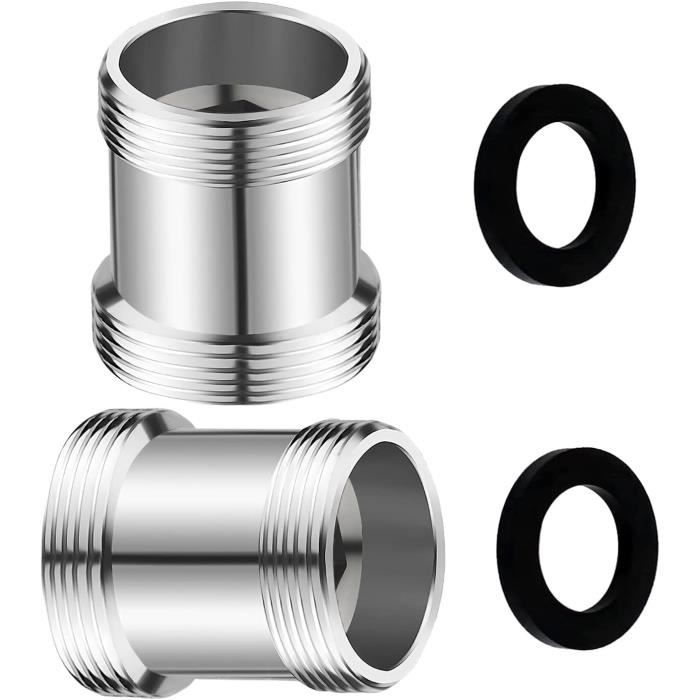 Acheter Vogueing Tool Lot De 2 Adaptateurs Robinet 1,27 Cm, Connecteur D'aérateur En Métal Massif Pour Cuisine Et Salle Bain (M20 1/2", Pièces) ? Comparer Chez