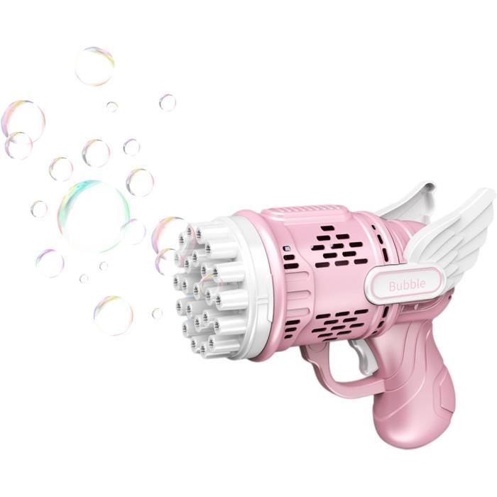 EagleStone 2 Pistolets à Bulles LED - Machine Automatique - 4 Bouteilles + 10 Sachets De Solution - Jeu Extérieur - Cadeau Pâques