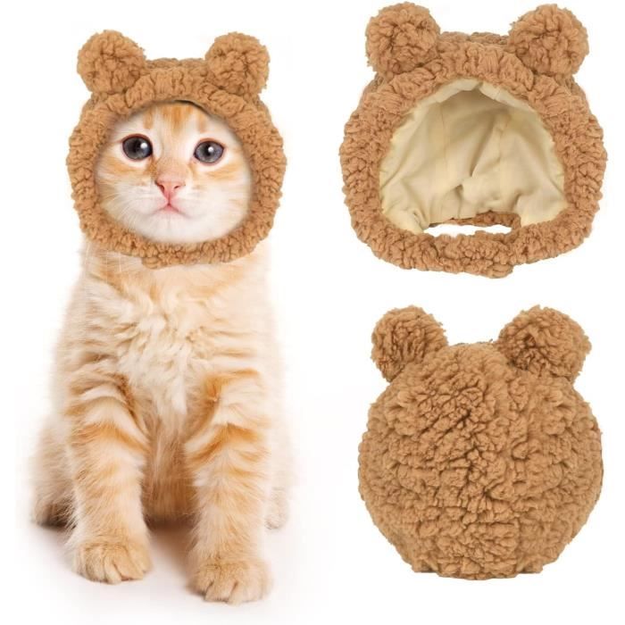 Chapeau pour Chat Bonnet pour Chat dhiver Casquette Chien Mignon