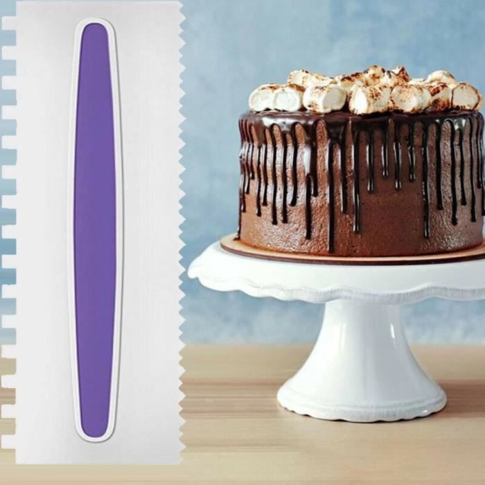 Decoration De Gateau Peigne Glacage Gateau Scraper Patisserie Lisseur 6 Modeles De Cuisson Outil Tata Cdiscount Maison