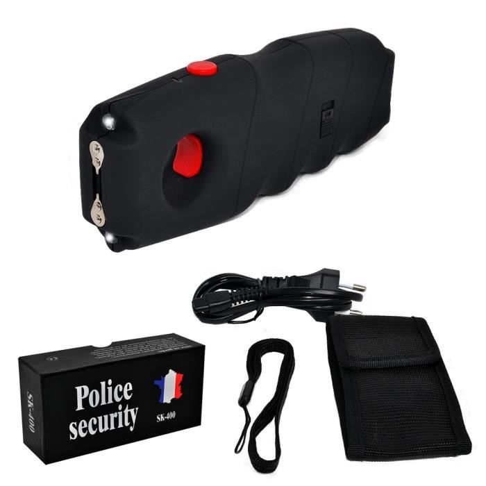 Shocker électrique SK400 défense antiagression Noir Cdiscount Bricolage