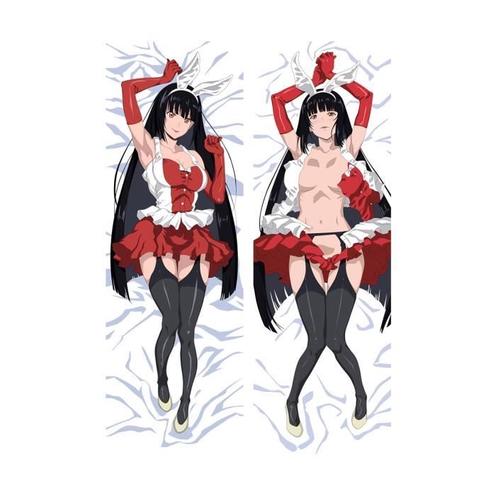 ScS 1010 Kakegurui taie d oreiller pour filles Sexy Loli Jabami Yumeko Cosplay Dakimakura dessin anime japonai Taille 50x150cm Cdiscount Maison