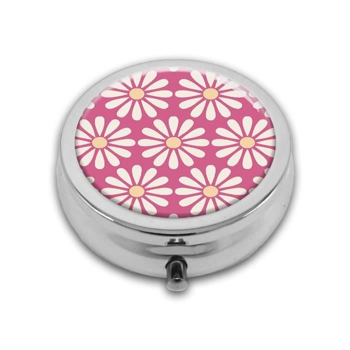 Mini Boîte à Pilules étanche – Porte-pilules Inox, Boîtier De Rangement Capsule
