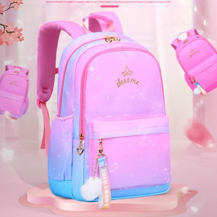 Sac à dos orthopédique pour enfant, pour l'école primaire Enfants Filles  léger pour l'école Loisirs cartable de princesse - Cdiscount Bagagerie -  Maroquinerie