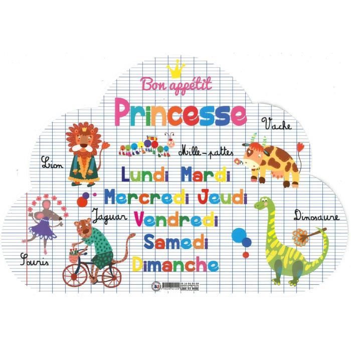Set de table éducatif pour enfant - Princesse - Cdiscount Maison