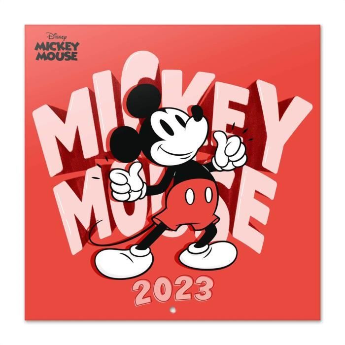 Calendrier mural 2023 Mickey Mouse Disney - Cdiscount Beaux-Arts