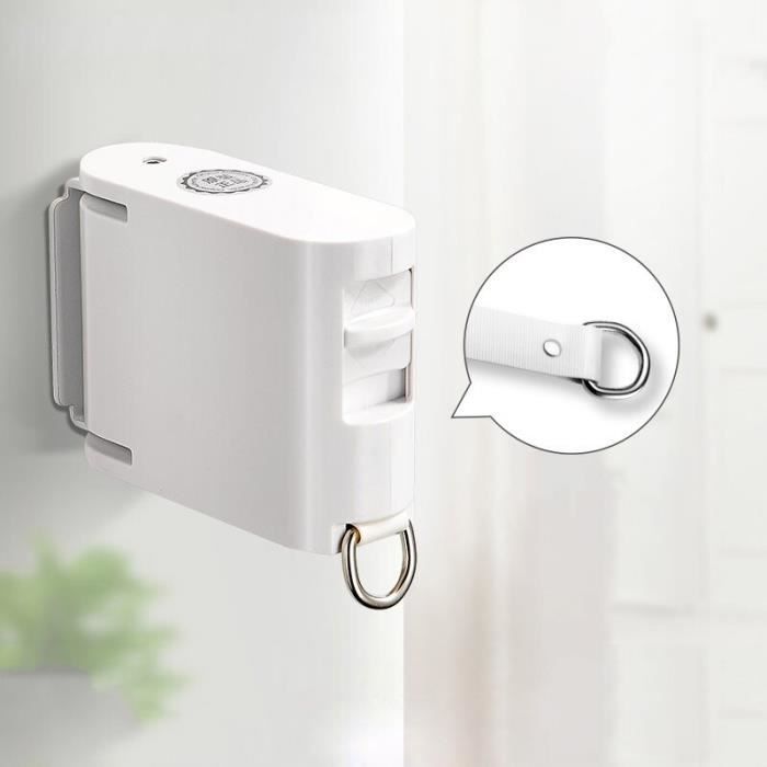 CarBole Corde à Linge Rétractable 4.2m - Étendoir Murale Acier Inoxydable 20kg Balcon Jardin
