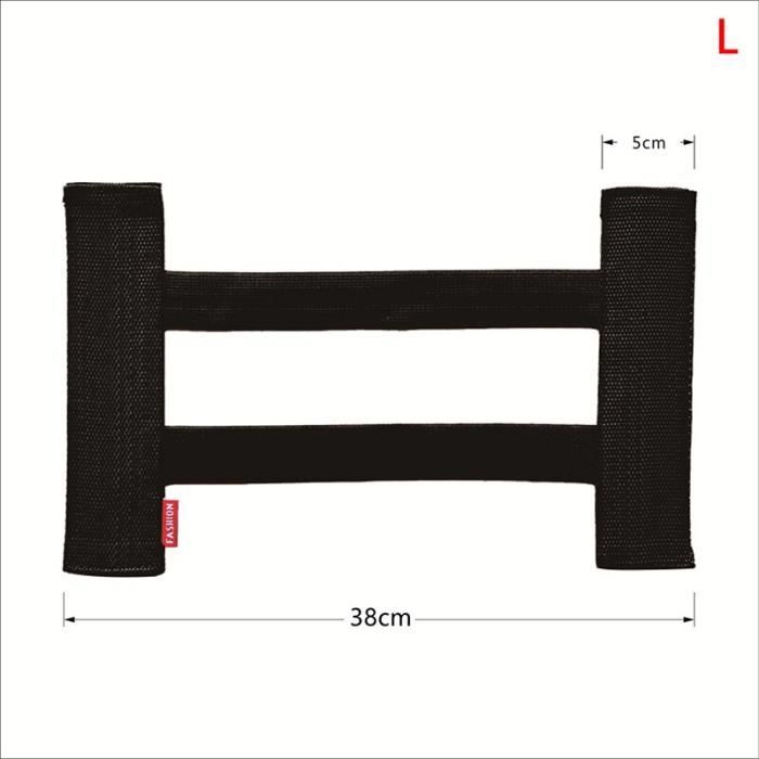 Sangles De Poitrine Pour Sac à Dos - Lot De 4 Noires - Nylon Réglable Et Antidérapant - 28 Cm - Accessoire Fixation