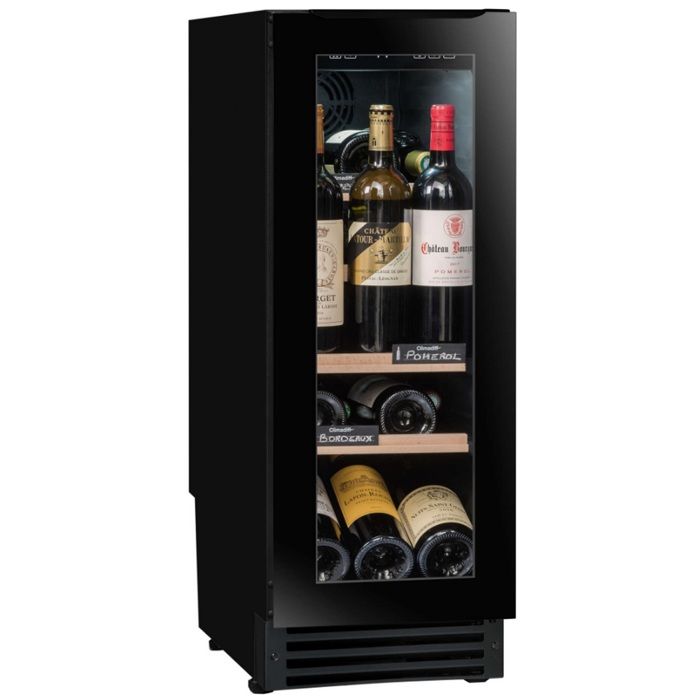 Avintage Cave à vin encastrable 22 bouteilles noir avu23tb1