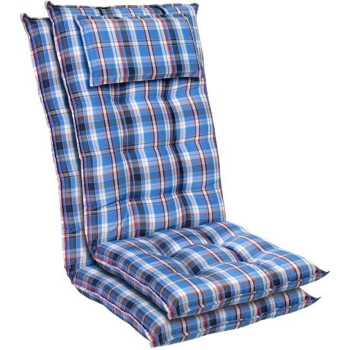 2 x coussins pour fauteuil bas Lot Chaises Lot fauteuil Niederlehner chaises